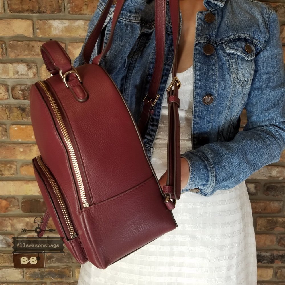 Kate Spade MEDIUM Jackson Backpack CHERRYWOOD New - Picture 6 of 14